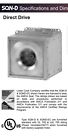 165sqn17d Loren Cook Exhaust Fan New Restaurant Kitchen Equipment Hvac Cfm