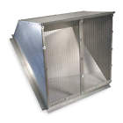 1wbw2 Dayton New Weather Hood In Galvanized Steel Outdoor Gauge