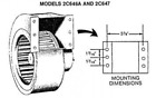 2c647 Dayton Rectangular Permanent Split 663001696230