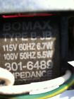 301-6489 Bomax Type Fan Motor With Bracket