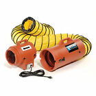653303 Euramco Safety Portable Ventilation Fan With Ducting Hp Cfm