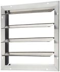 92203 Automatic Gable Attic Ventilator Mount Louvered Shutter Aluminum 726855792203