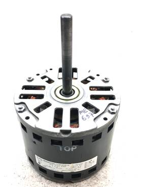 F48c69b22 A.o.smith 401420 115v 1075 Rpm 4 Spd 1/4 Hp Blower Motor Used #me697