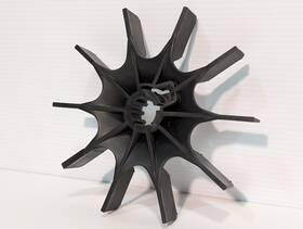 36fn3000a01sp Abb 36fn3000c01sp Asea Brown Boveri External Plastic Fan 7 Inch Diameter 10 Blade