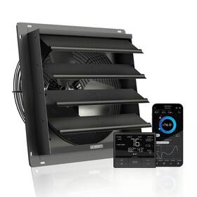 Acalt14 Ac Infinity Airlift T14 Shutter Exhaust Fan 14 Inch With Wifi Temperature Humidity Controlle