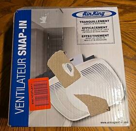 Bfq80 Air King Bathroom Exhaust Fan 120/60/1 2 Sones 80 Cfm
