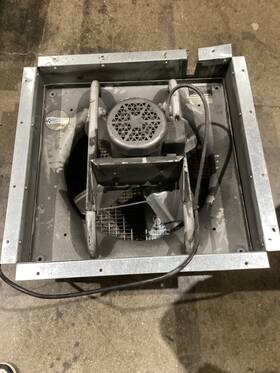 H18v836-1 Airmaster Fan Company 18 Inch Ventilation Exhaust With 1/2 Hp Used