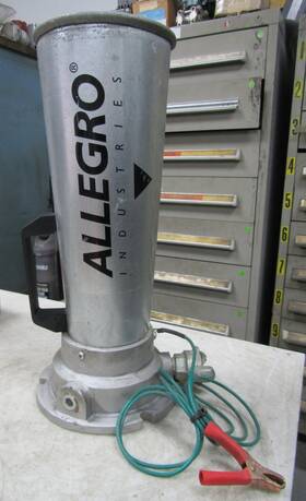 9518-03 Allegro Industries Venturi 6 Inch Dia Galvanized Steel Pneumatic Blower 1135 Cfm