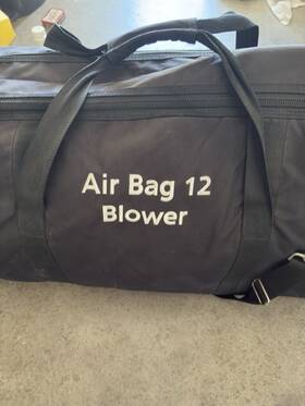 Allegro Industries 9535-12l Portable 12in Air Bag Blower With 25ft Duct 115v
