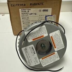 116196-00 Ametek Lamb Vacuum Motor/blower Peripheral 1 Stage Speed Acustek