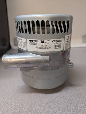 117416-51 Ametek Windjammer Brushless Blower 5.7 Inch 240vac 87cfm 169 H2o Bypass