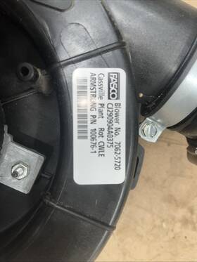 100676-1 Armstrong Draft Inducer P/n Used