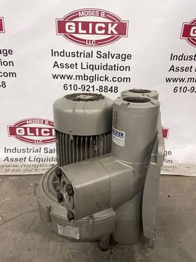Becker 8.190/1-01 Sv F Regenerative Blower 2800/3400rpm 2/2.4kw 3ph