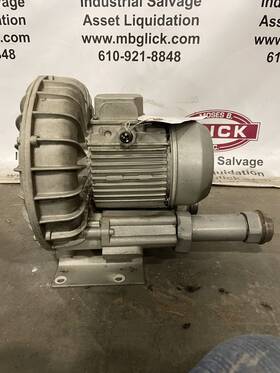 Vs.80.c2.0002 Ber-mar Regenerative Blower 3400rpm 0.75kw 200-240v 3ph