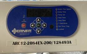 Arc12-2084ex-200 Berner 128493a Arc12-2084ex-200/128493a Air Curtain Display Board