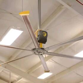 002773 Big Ass Fans Shopfan 14ft Industrial Exhaust Fan 3 Phase Wired Controller