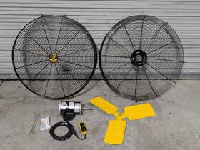 Big Ass Fans 810013332339 30 Inch Industrial Circulation Fan 100 Cfm Max. 120v Missing Parts
