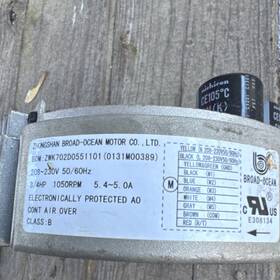 Zwk702d0551101 Broad-ocean 208-230v 3/4hp 1050rpm Hvac Motor Drive