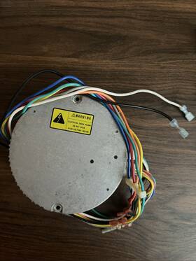 Zwk702e0755301s Broad-ocean Kmsah011c18 /zwk702e0755301s Blower Motor 1hp 115 120v 50/60hz Used