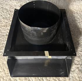 509-8 Broan 509 8 Inch Automatic Wall Fan Ventilator Exhaust Unit Missing Grille Used