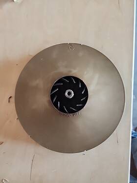 322592-401 Carrier 322592-701 / Furnace Draft Inducer Motor Blower Wheel Used