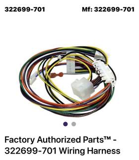 322699-401 Carrier Fb4cnf003 Air Handler Wiring Harness 322699-701 And Connectors