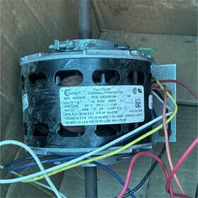 Da3681nh Century Hvac Fan Motor 115v 3.2a 1 Phase Black