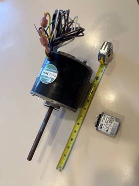 Dd587s Century Condenser Fan Motor Fr48y 1/3-1/5hp 208-230v 825 Rpm Cw-ccw Reversible