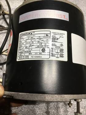F48af21a01 Century 1/2 Hp Heat Master Ultra Model Condenser Motor