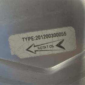 Mch-24-1 Comfort Star 201200300055 Axial Fan Aluminum Silver