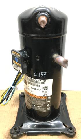 Zp29k6e-pfv-120 Copeland Scroll Compressor 230v 1ph 60hz R-410a Only Used C157
