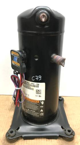Zr21k5e-pfv-130 Copeland 2.5 Ton Scroll Ac Compressor R-22 208-230v Used #c79