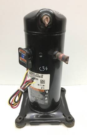 Zr25k5e-pfv-130 Copeland 2.5 Ton Scroll Ac Compressor R-22 208-230v Used #c36