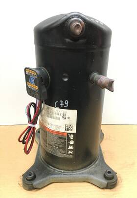Zr28k3-pfv-130 Copeland 2.5 Ton Scroll Ac Compressor 1ph R-22 Used #c79