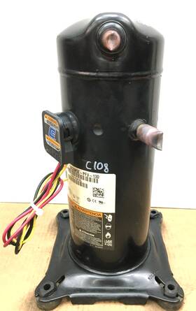 Zr28k5e-pfv-130 Copeland 2.5 Ton Scroll Ac Compressor R-22 208-230v Used #c108