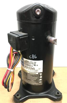 Zr42k3-pfv-230 Copeland Scroll 3.5 Ton Compressor Model R-22 208-230v Used #c86