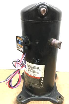 Zr44k5-pfv-830 Copeland Scroll Compressor 208/230v 1 Ph R22 Used #c88
