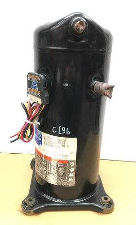 Zr54k3-pfv-130 Copeland 4.5 Ton Scroll 1hp Condenser Compressor R-22 Used #c196