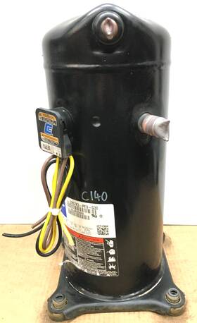Zr57k3-pfv-g30 Copeland 5 Ton Scroll 1hp Condenser Compressor R-22 Used #c140