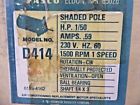 D414 Fasco Motor Hp Rpm Speed