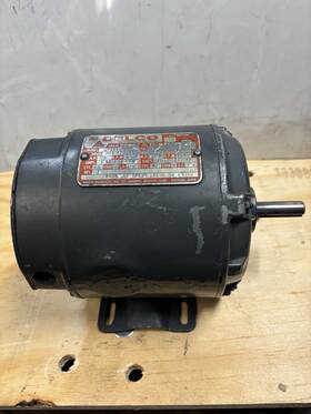 208-220 Dalco J7511-a 1/3 Hp 3 Ph 1745 Rpm 208-220/440 Volts Deco Model