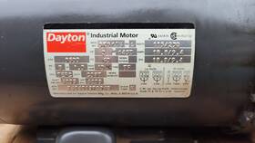 3k344f Dayton 3k344 Electric Motor 145t Frame