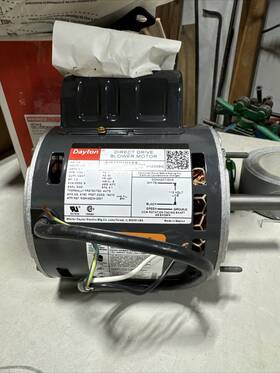 Mot6291 Dayton 3m825a Air Conditioner Motor 3/4hp 208-230v 3m825/3m825a Trane Mot6291- Nos