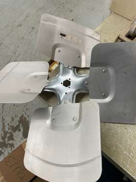 4c898 Dayton Blade Fan 22 In 1/2 Hp