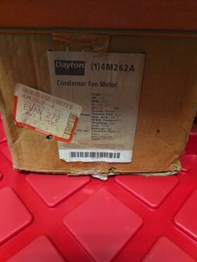4m262a Dayton Condenser Fan Motor 1/3hp 825 Rpm 60 Htz