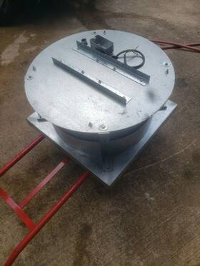 4yc90 Dayton 3/4 Hp 115volt 14 In Blade Dia Axial Downblast Roof Exhaust Fan