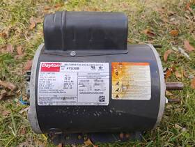 115-208 Dayton 4yu30b Electric Motor 1 Hp 230 Volt 60 Hz Rpm 1725
