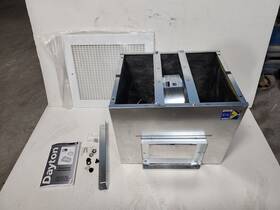 5ae77 Dayton Clng Ventlr 8in Duct Dia Galvsteel 115 V Parts Only Damaged