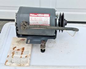 5k258 Dayton Split-phase Hvac Belted Fan And Blower Motor 115v 1/2 Hp 1725 Rpm