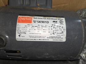 Dayton 5k901d Belt Drive Fan And Blower Motor Model